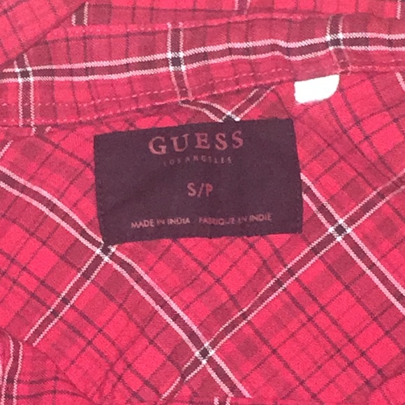 Guess LA Red Button-Down - Picture 2 of 3